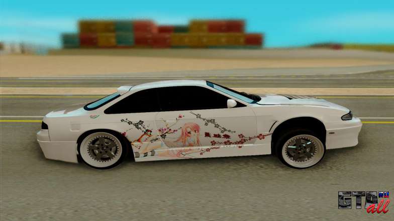 Nissan 200SX LS14 для GTA San Andreas - вид сбоку