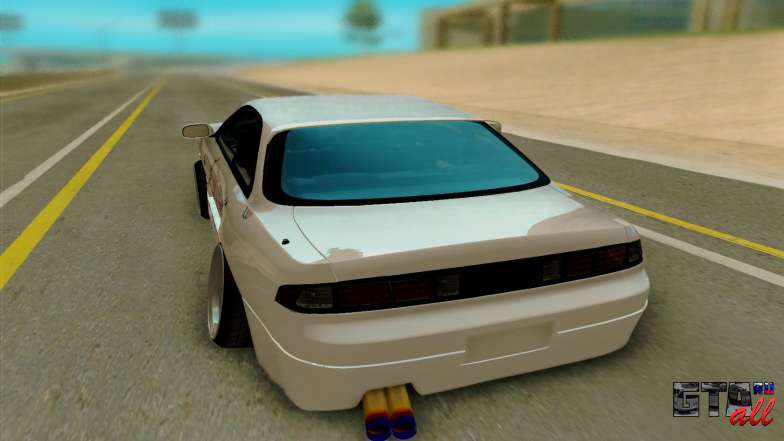 Nissan 200SX LS14 для GTA San Andreas - вид сзади