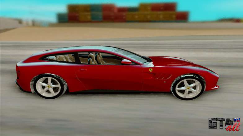 Ferrari GTC4Lusso T 2017g для GTA San Andreas - вид сбоку