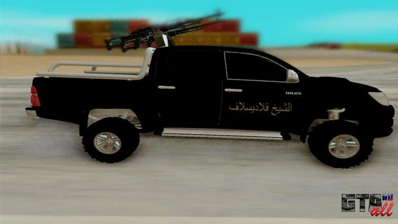 Toyota Hilux ля GTA San Andreas - вид сбоку