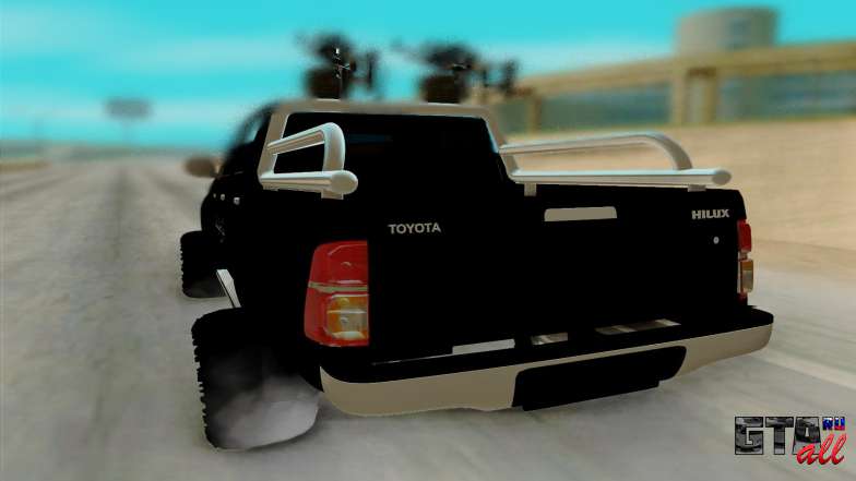 Toyota Hilux ля GTA San Andreas - вид сзади