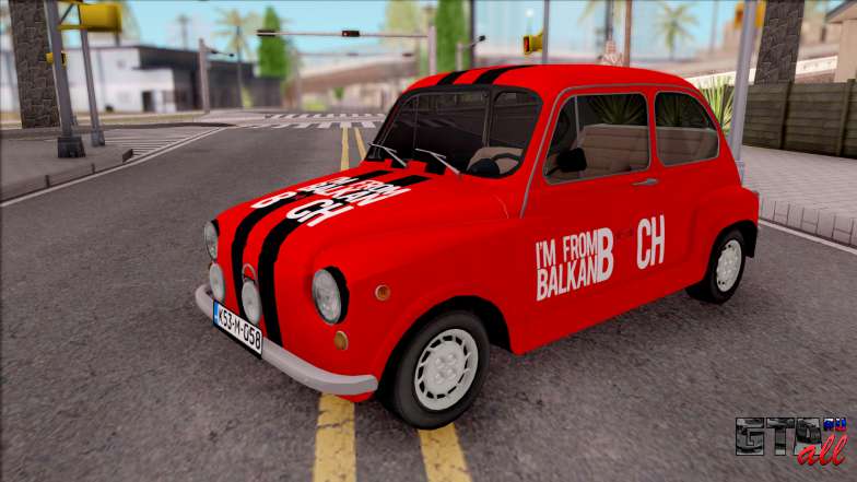 Zastava 750c для GTA San Andreas - вид спереди