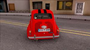 Zastava 750c ля GTA San Andreas - вид сзади