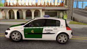 Renault Megane Guardia Civil Spanish для GTA San Andreas - вид сбоку