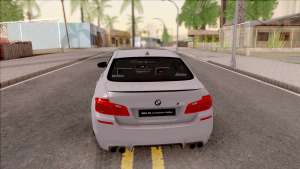 BMW M5 F10 Competition Edition для GTA San Andreas - вид сзади