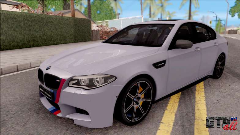 BMW M5 F10 M Performance для GTA San Andreas - вид спереди