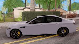 BMW M5 F10 M Performance для GTA San Andreas - вид сбоку