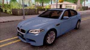 BMW M5 F10 Stock v1 для GTA San Andreas - вид спереди