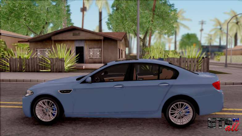 BMW M5 F10 Stock v1 для GTA San Andreas - вид сбоку