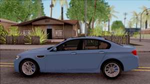 BMW M5 F10 Stock v1 для GTA San Andreas - вид сбоку