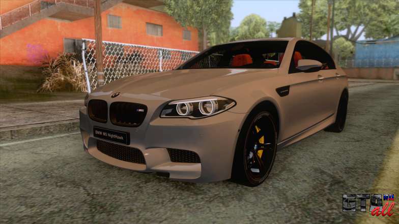 BMW M5 F10 Nighthawk для GTA San Andreas - вид спереди