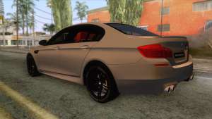 BMW M5 F10 Nighthawk для GTA San Andreas - вид сзади