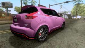 Nissan Juke Nismo RS 2014 для GTA San Andreas - вид сзади