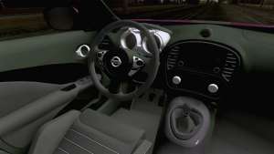 Nissan Juke Nismo RS 2014 для GTA San Andreas - вид изнутри