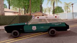 Plymouth Belvedere Station Wagon 1965 NYPD Final для GTA San Andreas - вид сбоку