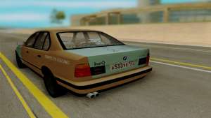 BMW 525 для GTA San Andreas - вид сзади