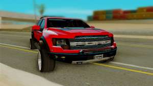 Ford F150 Raptor для GTA San Andreas - вид спереди