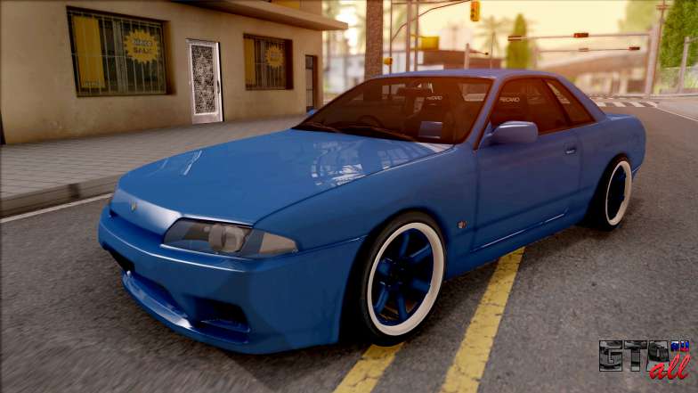 Nissan Skyline R32 v2 для GTA San Andreas - вид спереди