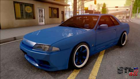 Nissan Skyline R32 v2 для GTA San Andreas - вид спереди