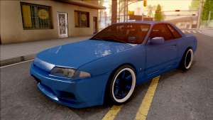 Nissan Skyline R32 v2 для GTA San Andreas - вид спереди