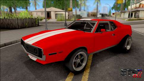 AMC Javelin AMX 401 Drag 1971 для GTA San Andreas - вид спереди