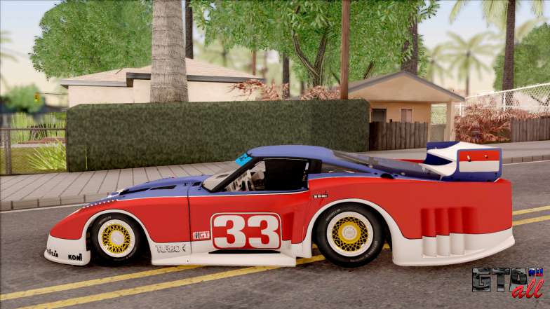 Datsun 280ZX Turbo IMSA GTX 1981 для GTA San Andreas - вид сбоку