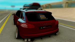 Porsche Cayenne Turbo S 2015 для GTA San Andreas - вид сзади