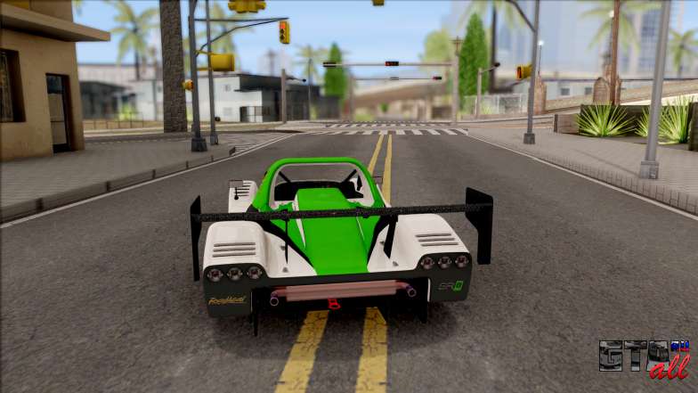 Radical SR8 RX v2 для GTA San Andreas - вид сзади