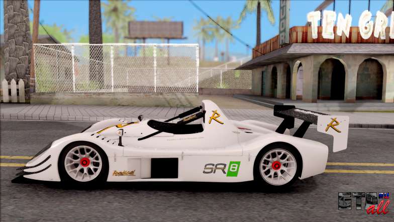 Radical SR8 RX v1 для GTA San Andreas - вид сбоку