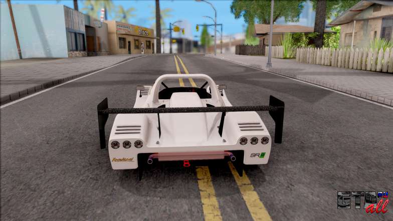 Radical SR8 RX v1 для GTA San Andreas - вид сзади