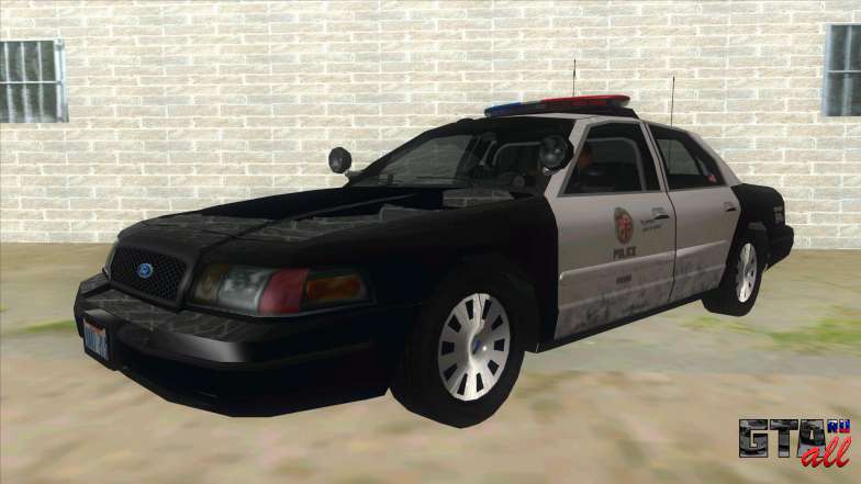 Ford Crown Victoria Police Interceptor для GTA San Andreas - вид спереди