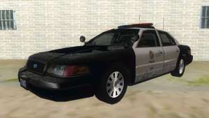 Ford Crown Victoria Police Interceptor для GTA San Andreas - вид спереди