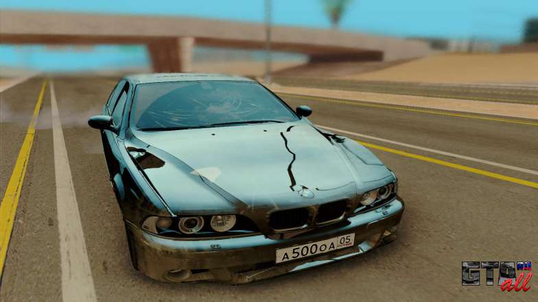 BMW M5 E39 для GTA San Andreas - вид спереди