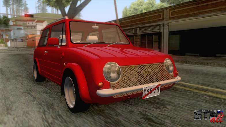 Nissan Pao для GTA San Andreas - вид спереди