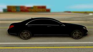 Mercedes-Benz S63 AMG 222 для GTA San Andreas - вид сбоку