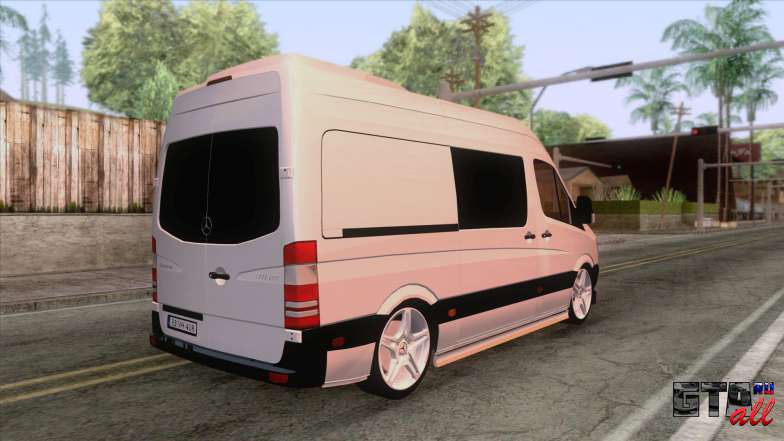 Mercedes-Benz Sprinter 2014 для GTA San Andreas - вид сзади