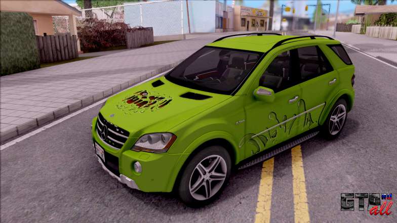 Mercedes-Benz ML 63 AMG 2009 для GTA San Andreas - в другом цвете