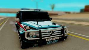 Mercedes Benz G55 AMG для GTA San Andreas - вид спереди