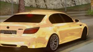 BMW M5 GOLD для GTA San Andreas - экстерьер