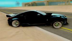 Nissan 350Z для GTA San Andreas - вид сбоку