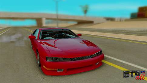 Nissan S14 для GTA San Andreas - вид спереди