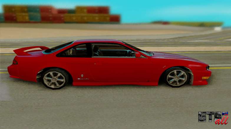 Nissan S14 для GTA San Andreas - вид сбоку