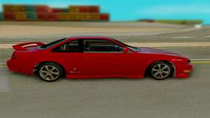 Nissan S14 для GTA San Andreas - вид сбоку