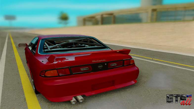 Nissan S14 для GTA San Andreas - вид сзади