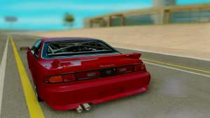 Nissan S14 для GTA San Andreas - вид сзади