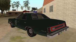 1975 Ford LTD Custom 500 DNREC для GTA San Andreas - вид сзади