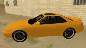 Honda Prelude для GTA San Andreas - вид сбоку