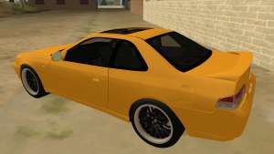 Honda Prelude для GTA San Andreas - вид сзади