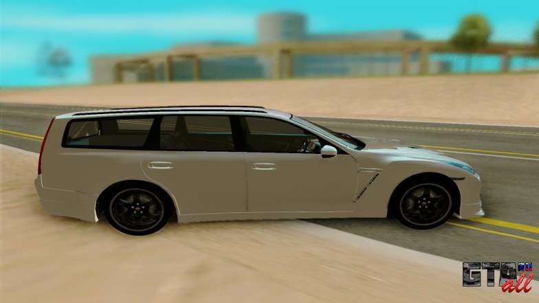 Nissan Stagea для GTA San Andreas - вид сбоку