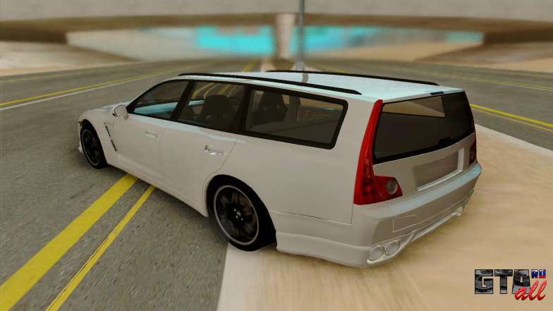 Nissan Stagea для GTA San Andreas - вид сзади